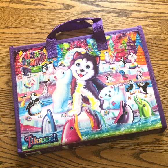 Lisa Frank Tikanni Tri-fold Portfolio Activity Folder - Picture 1 of 16
